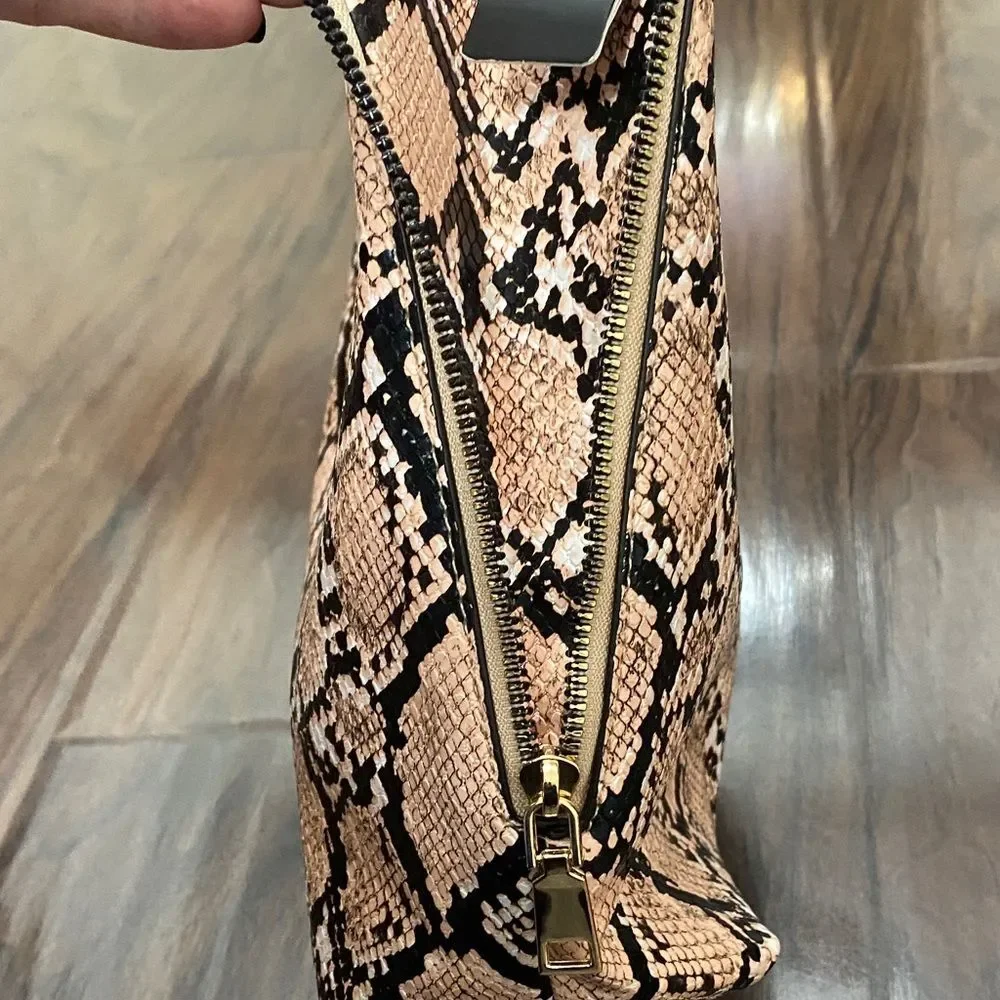 Ustyle Snakeskin Pattern Hobo Bag